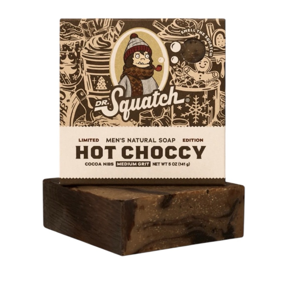 Dr. Squatch Hot Choccy Soap limited edition 2pk